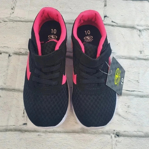 Toddler Black with Neon Pink Shoes - Picture 4 of 7